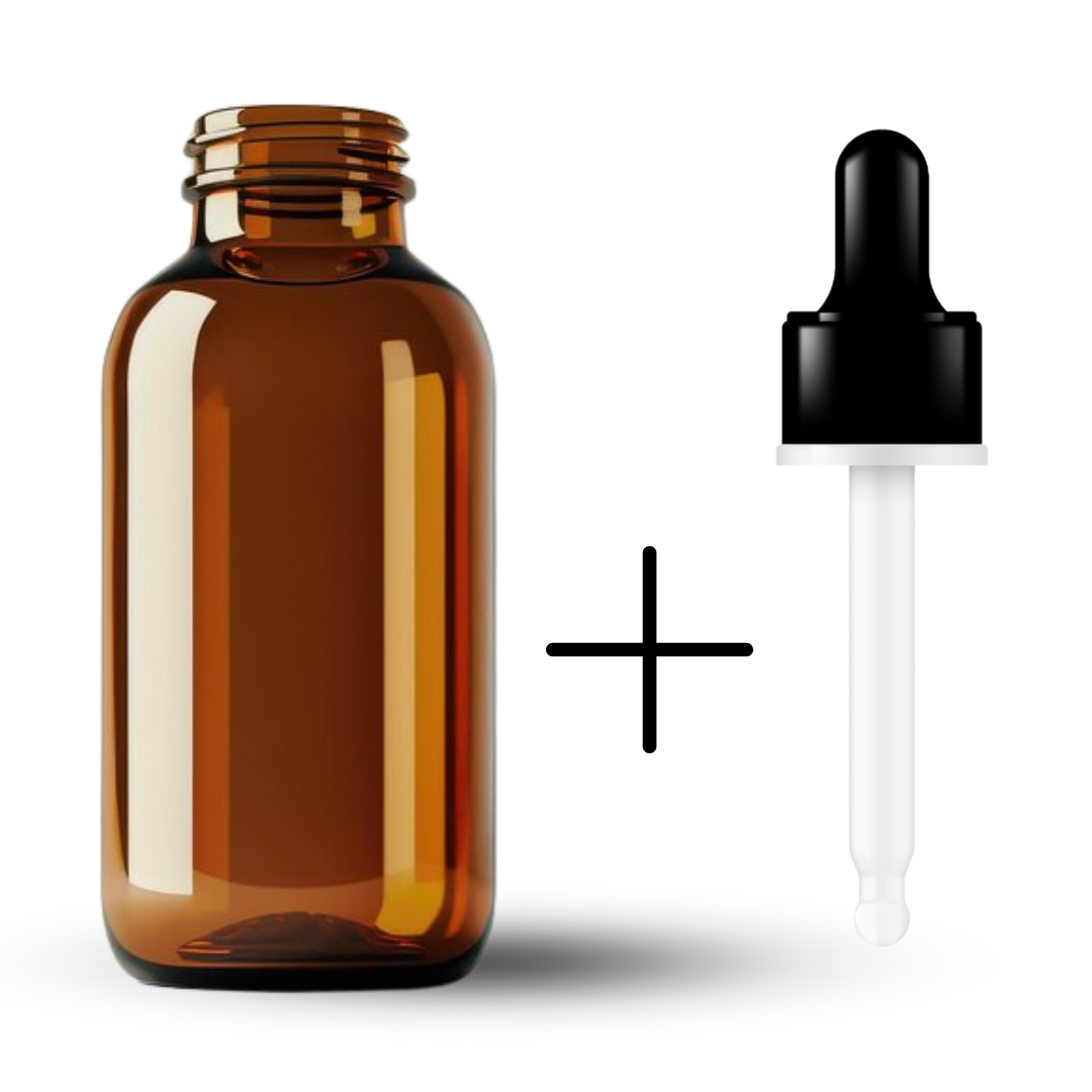 Amber Glass Bottles -30ml (Great for Travel) image 1