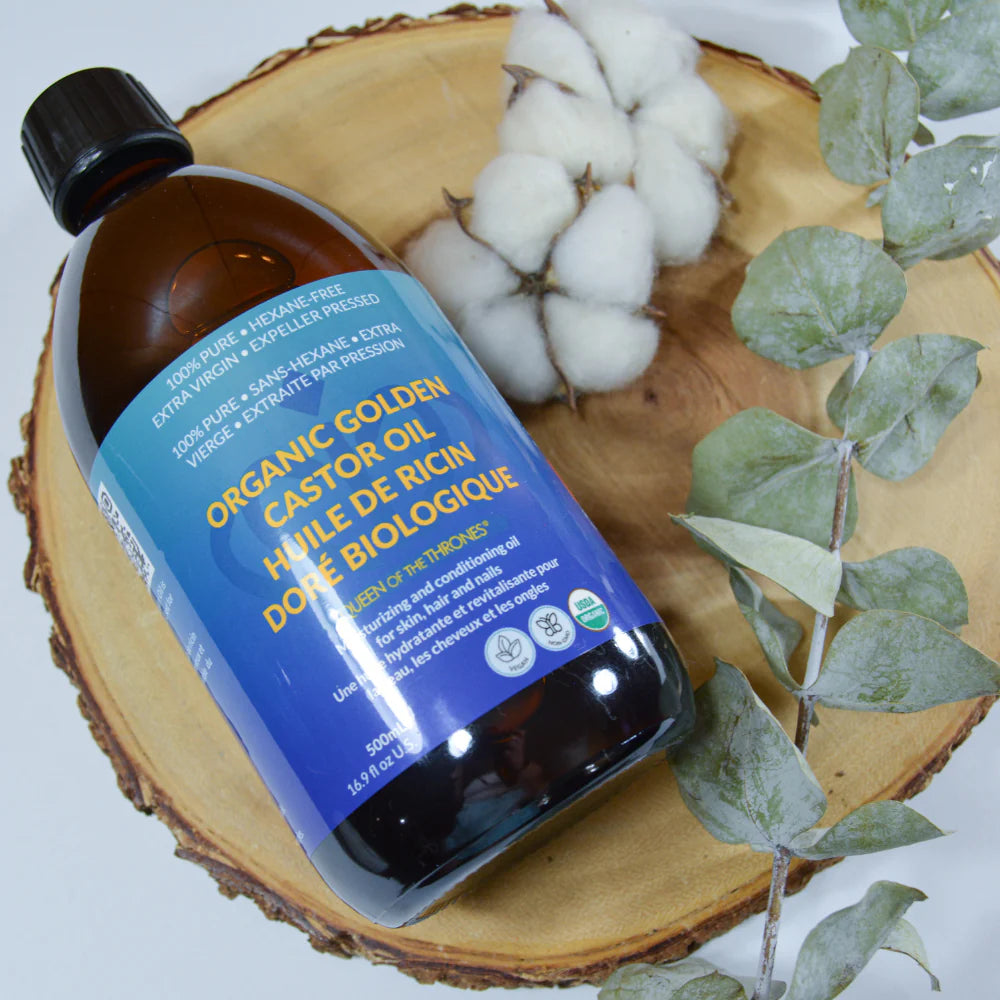 Organic Golden Castor Oil 16.9oz | 100% Pure, Hexane-Free, Extra Virgin image 4