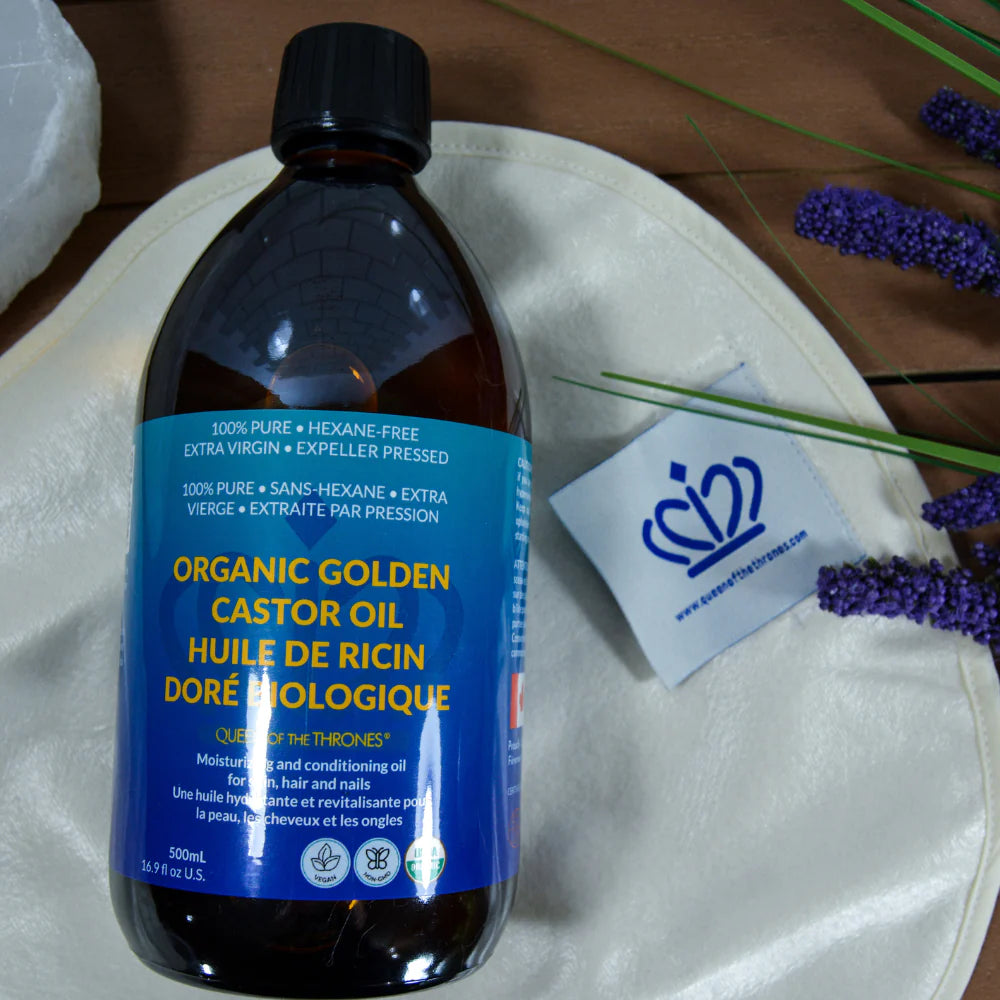 Organic Golden Castor Oil 16.9oz | 100% Pure, Hexane-Free, Extra Virgin image 2