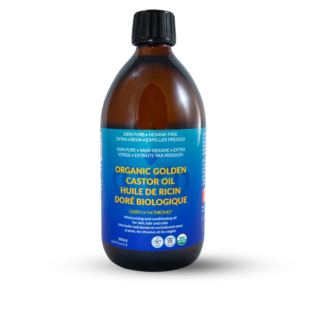 Organic Golden Castor Oil 16.9oz | 100% Pure, Hexane-Free, Extra Virgin image 0